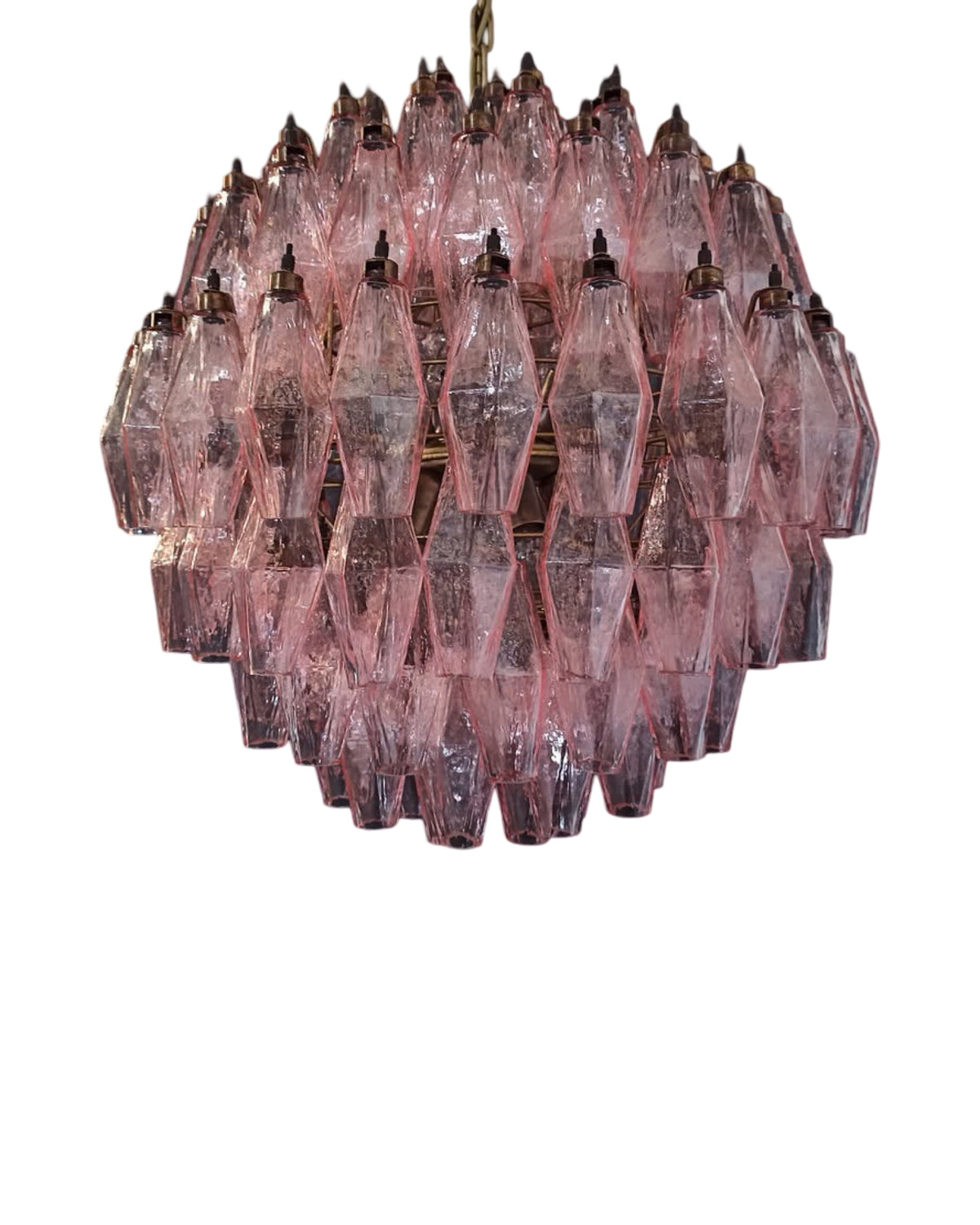 Murano Poliedri Lysekrone 140 glass