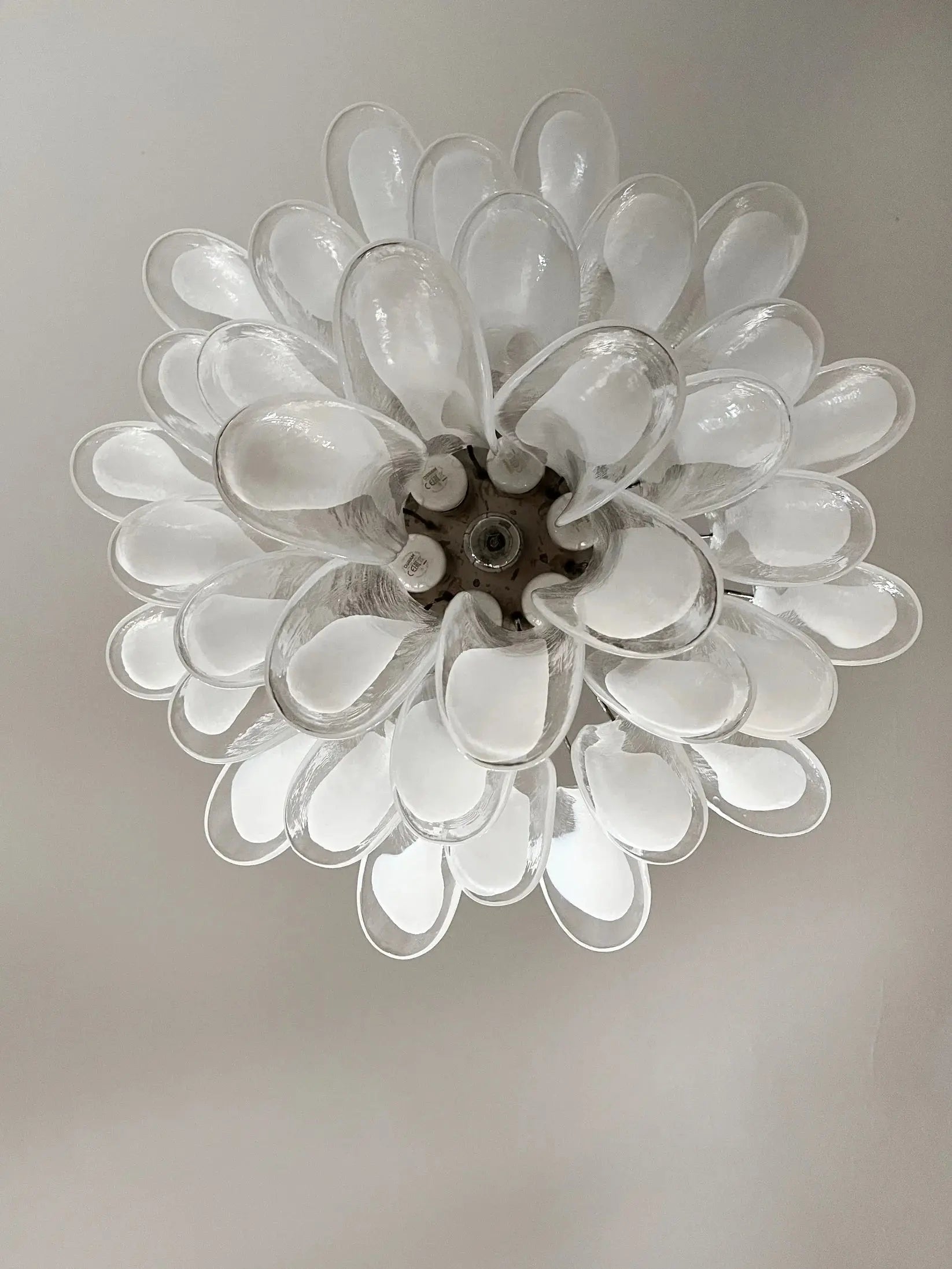 Murano Lysekrone Mazzega 36 glass Murano Studio