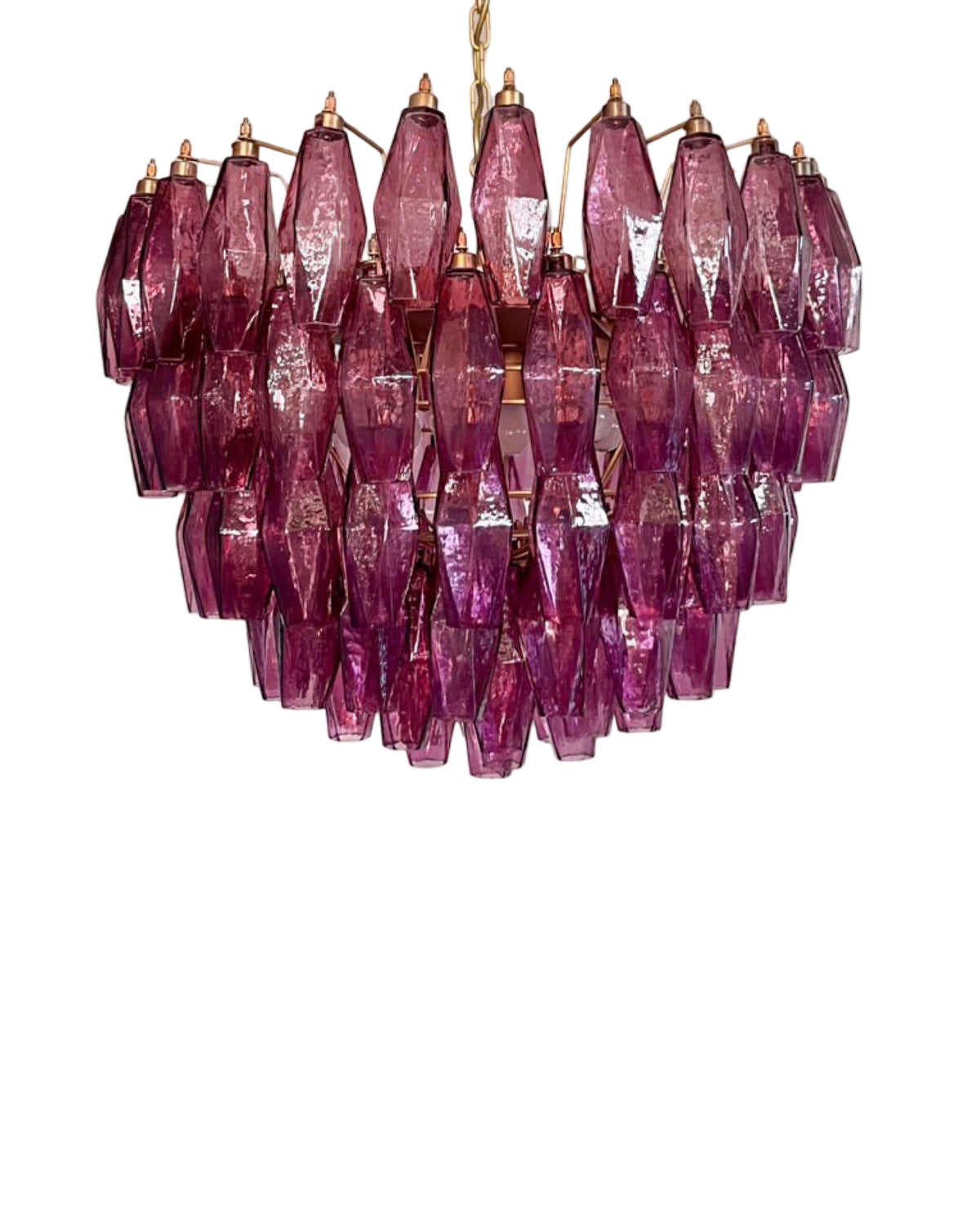 Murano Poliedri Lysekrone 111 glass