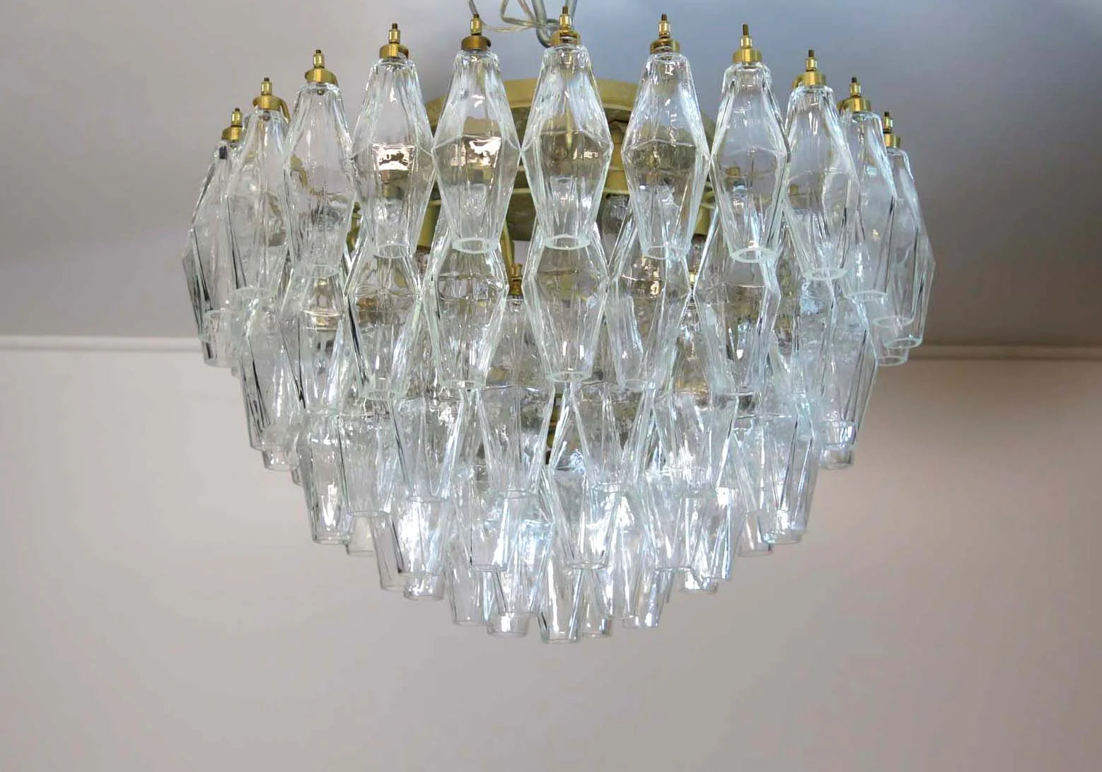 Murano Poliedri Chandelier - 84 glass