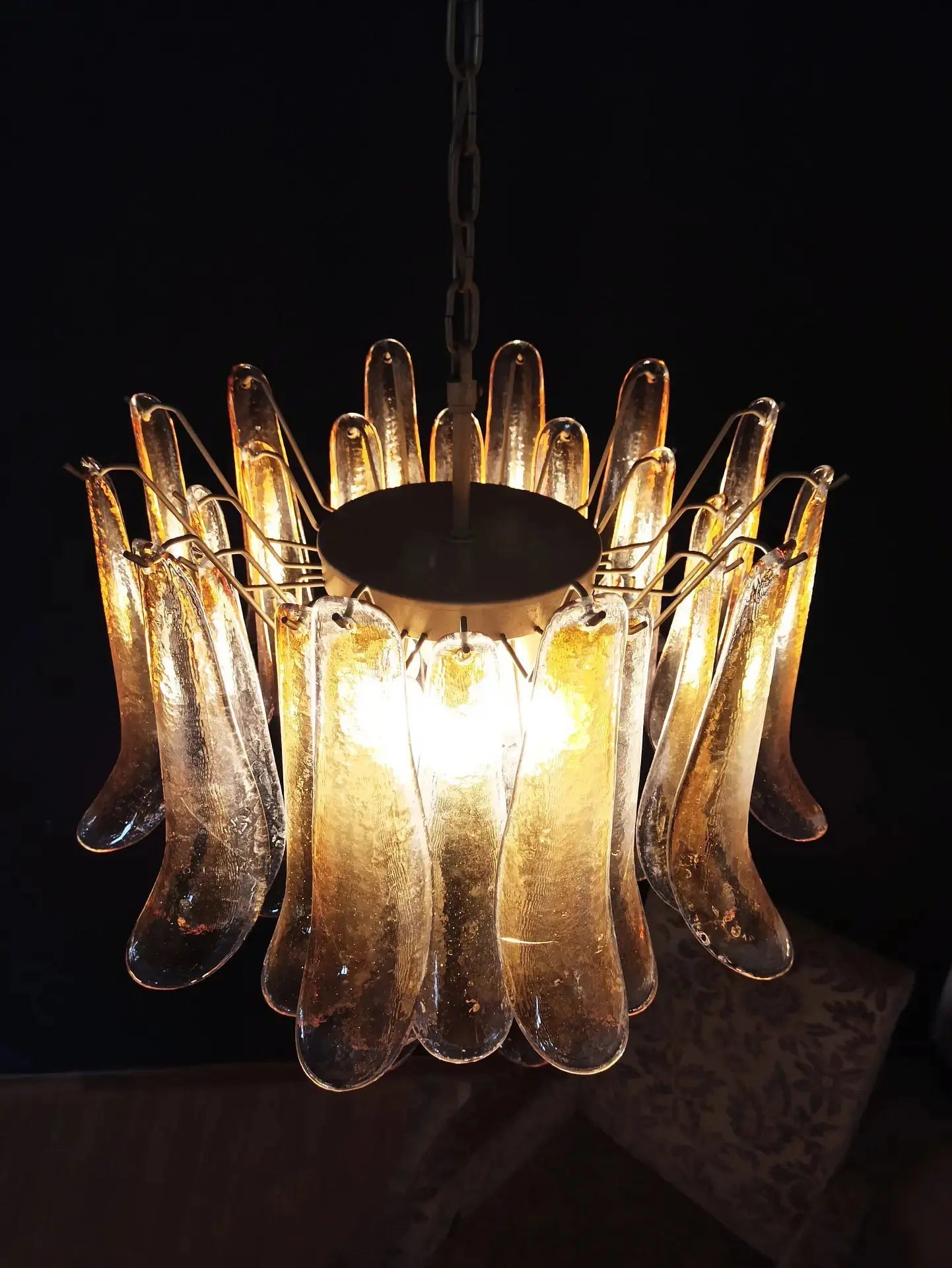 Murano Lysekrone Mazzega 36 glass Murano Studio
