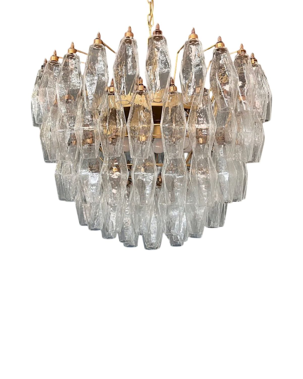 Murano Poliedri Lysekrone 111 glass