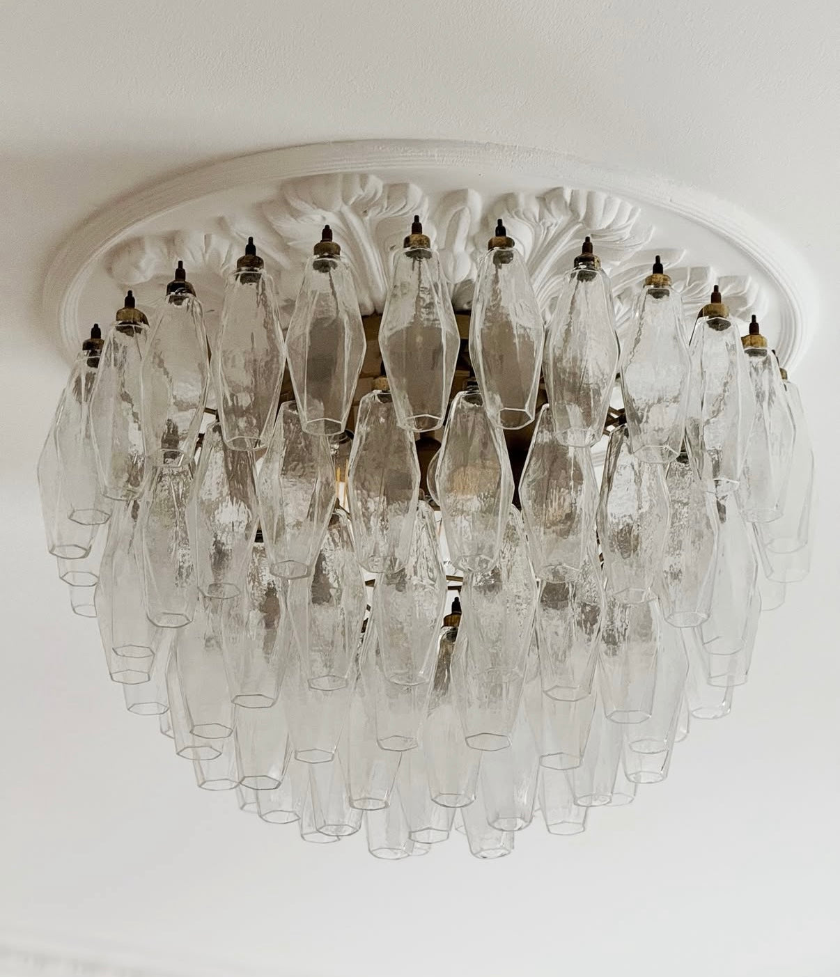 Murano Poliedri Chandelier - 84 Glass