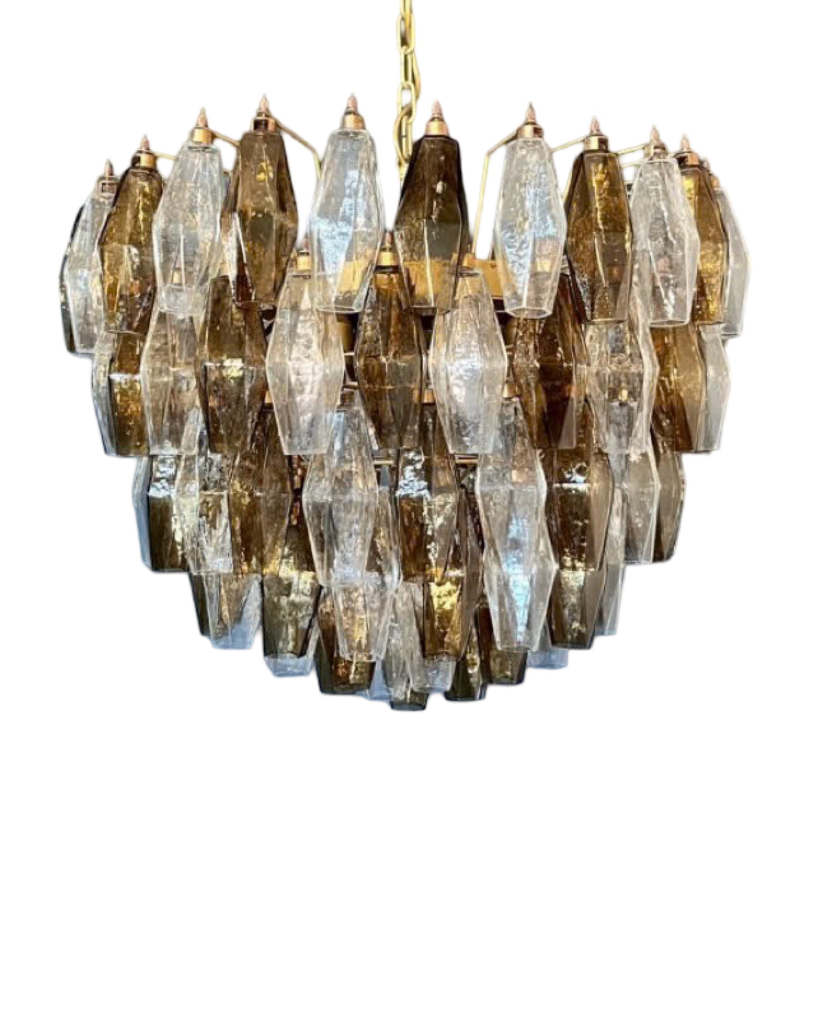 Murano Poliedri Lysekrone 111 glass