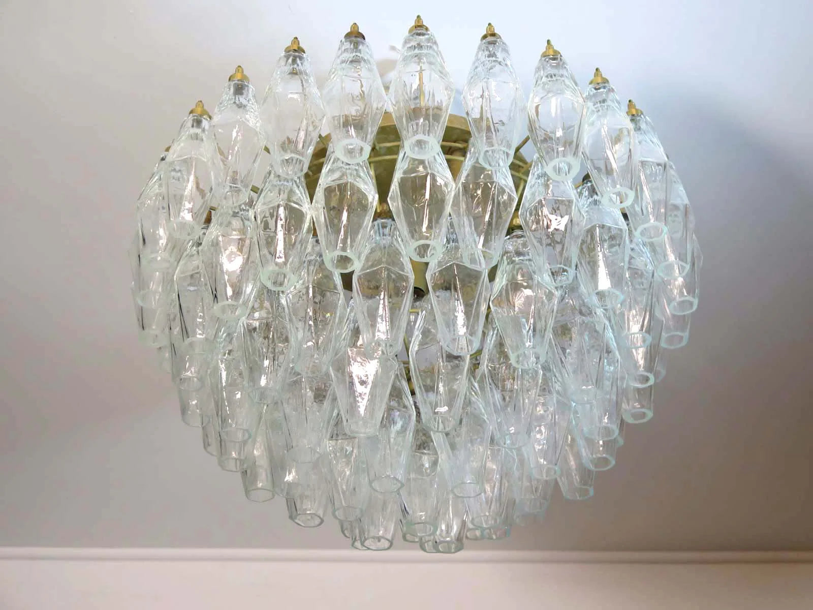 Murano Poliedri Chandelier - 84 Glass