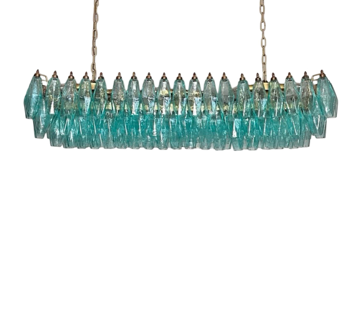 Murano Poliedri Chandelier - 138 Glass
