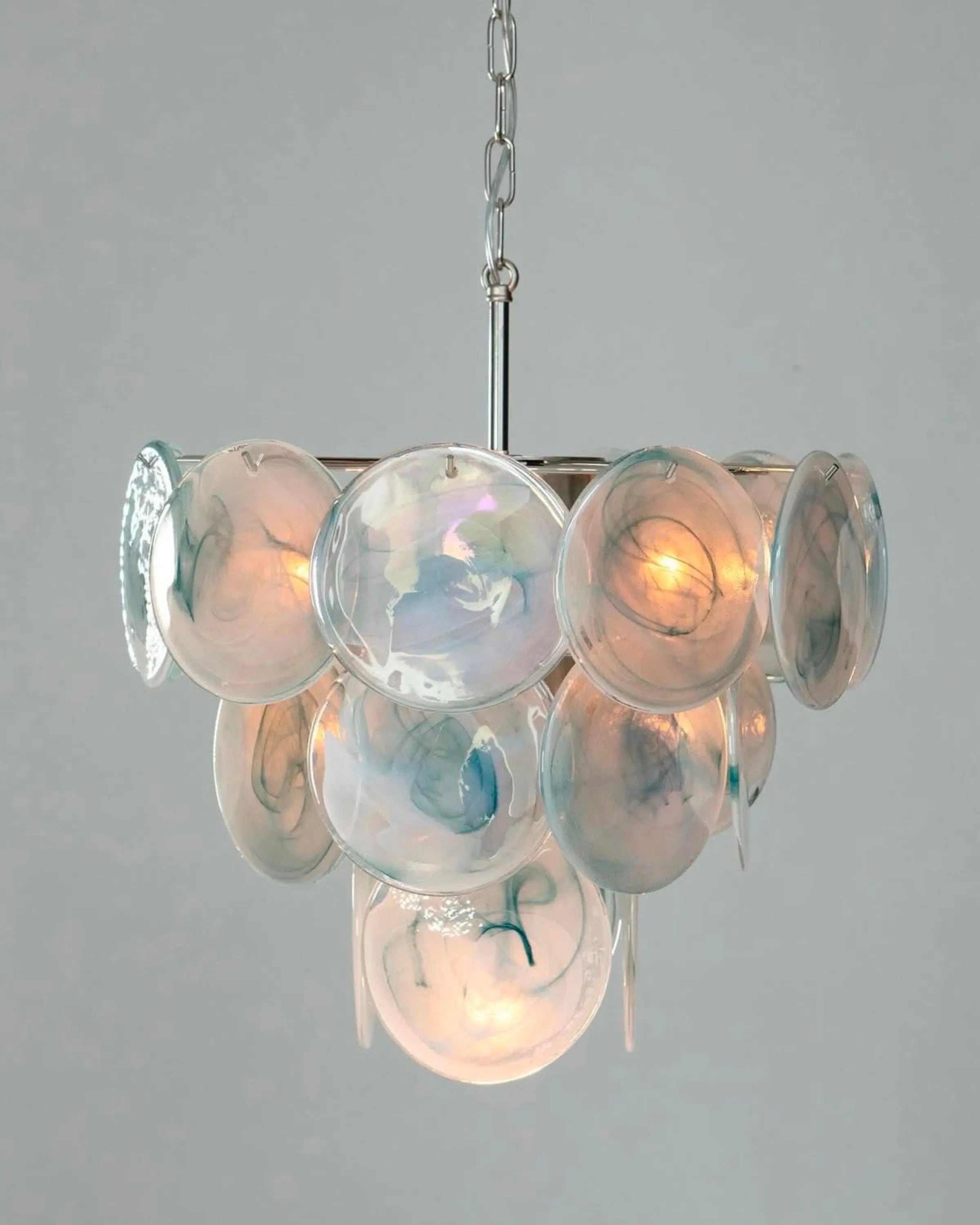 Murano Lysekrone Diskglass 23 Murano Studio