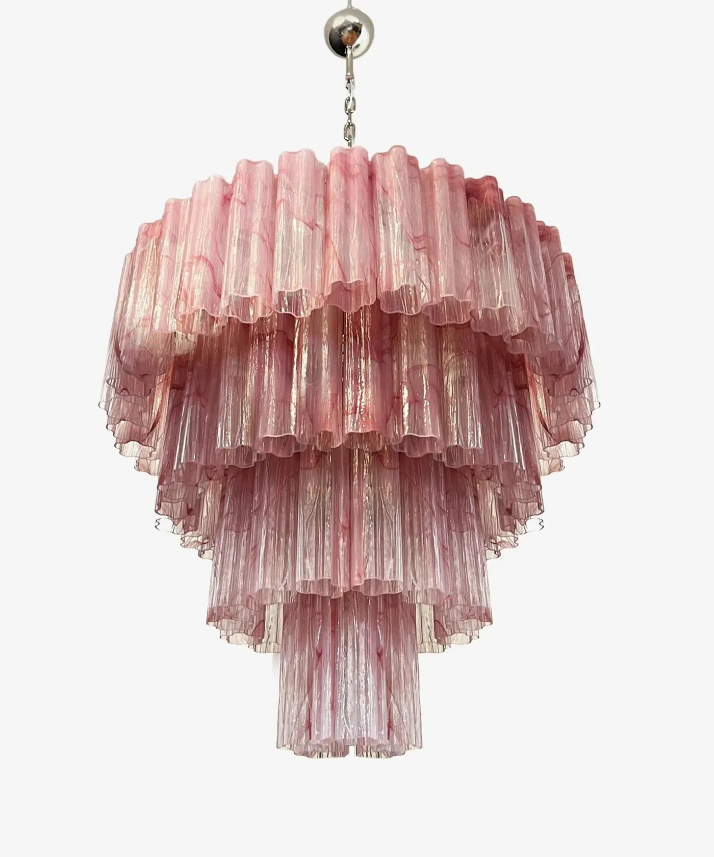 Murano Lysekrone 78 Glassrør Murano Studio