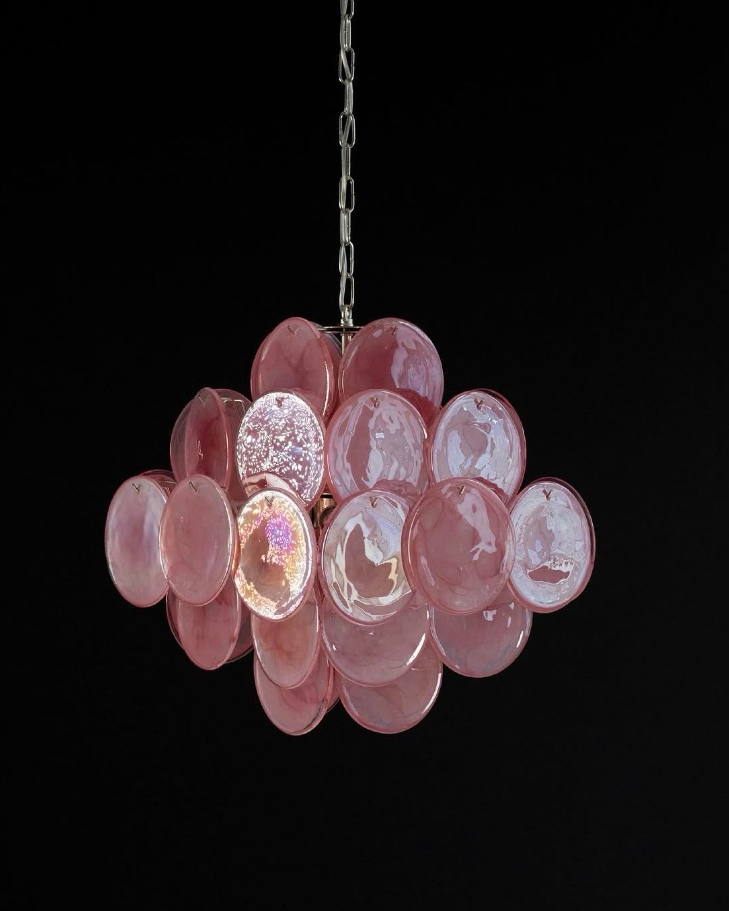 Murano Lysekrone Diskglass 36 Murano Studio