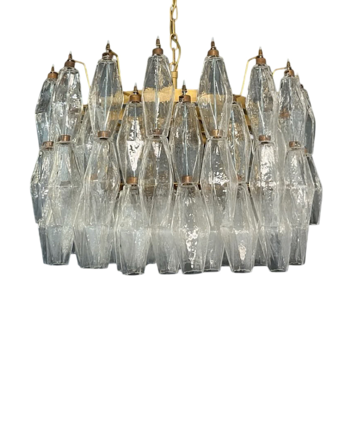 Murano Poliedri Lysekrone 107 glass