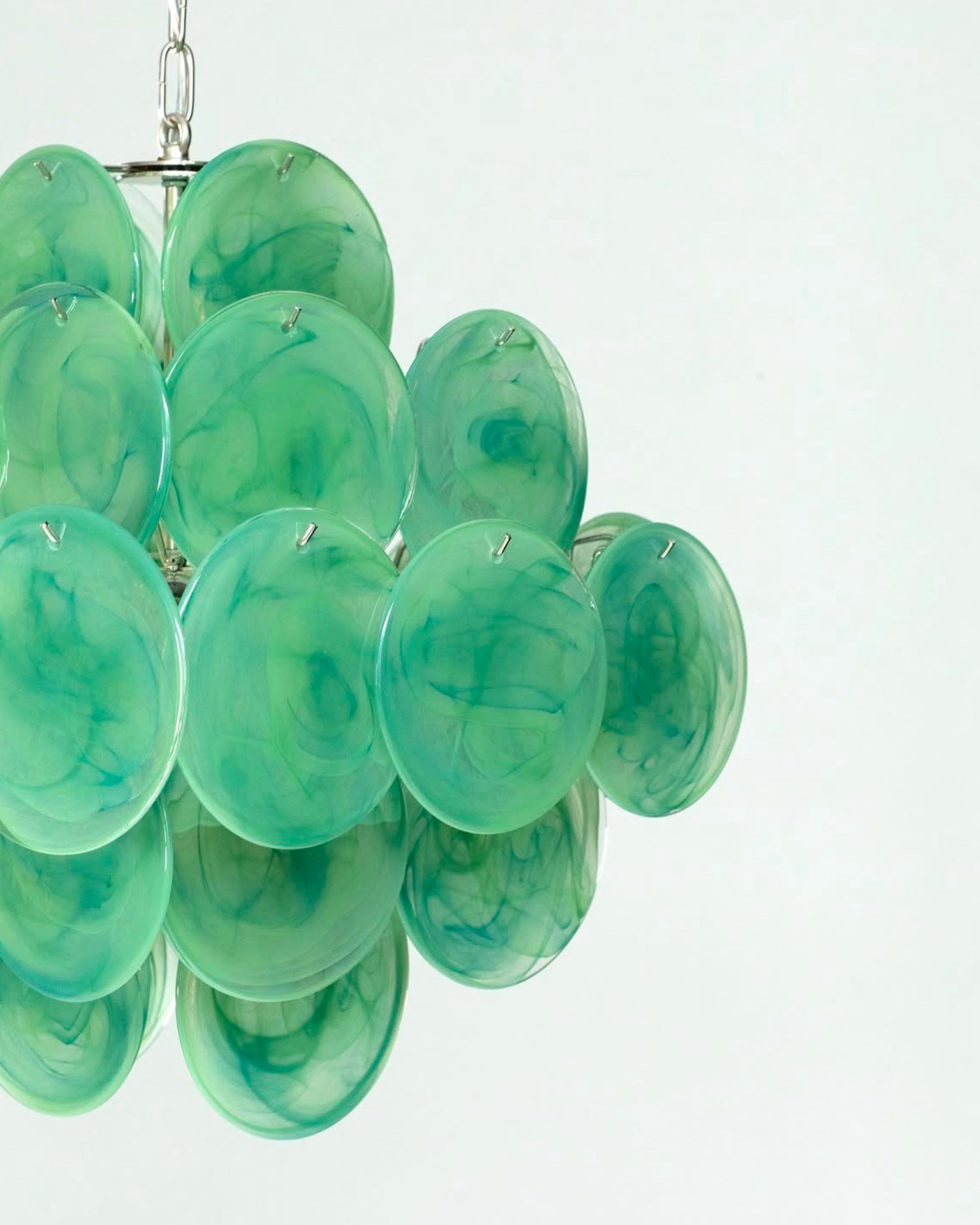 Murano Lysekrone Diskglass 36 Murano Studio