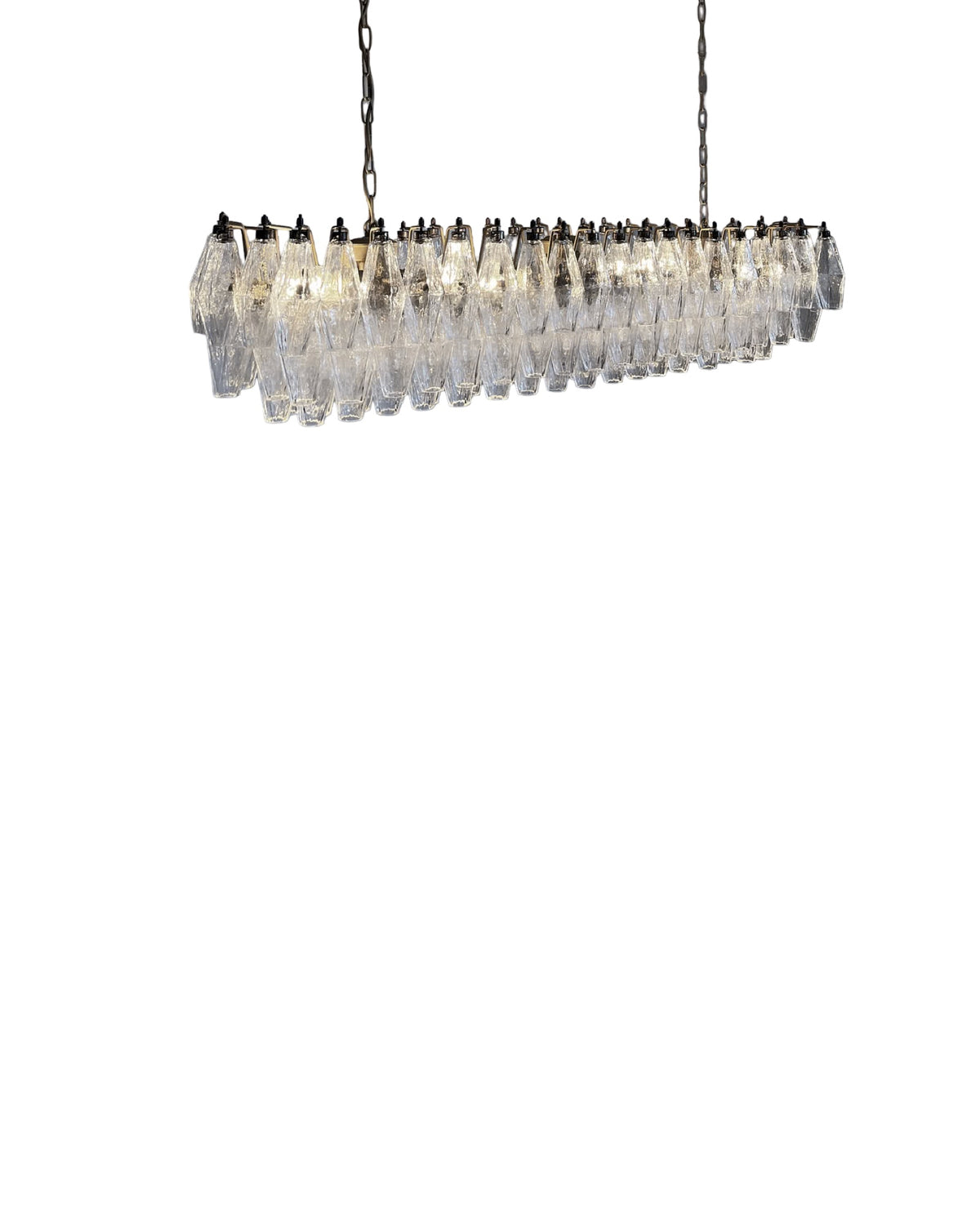 Murano Poliedri Chandelier - 138 Glass