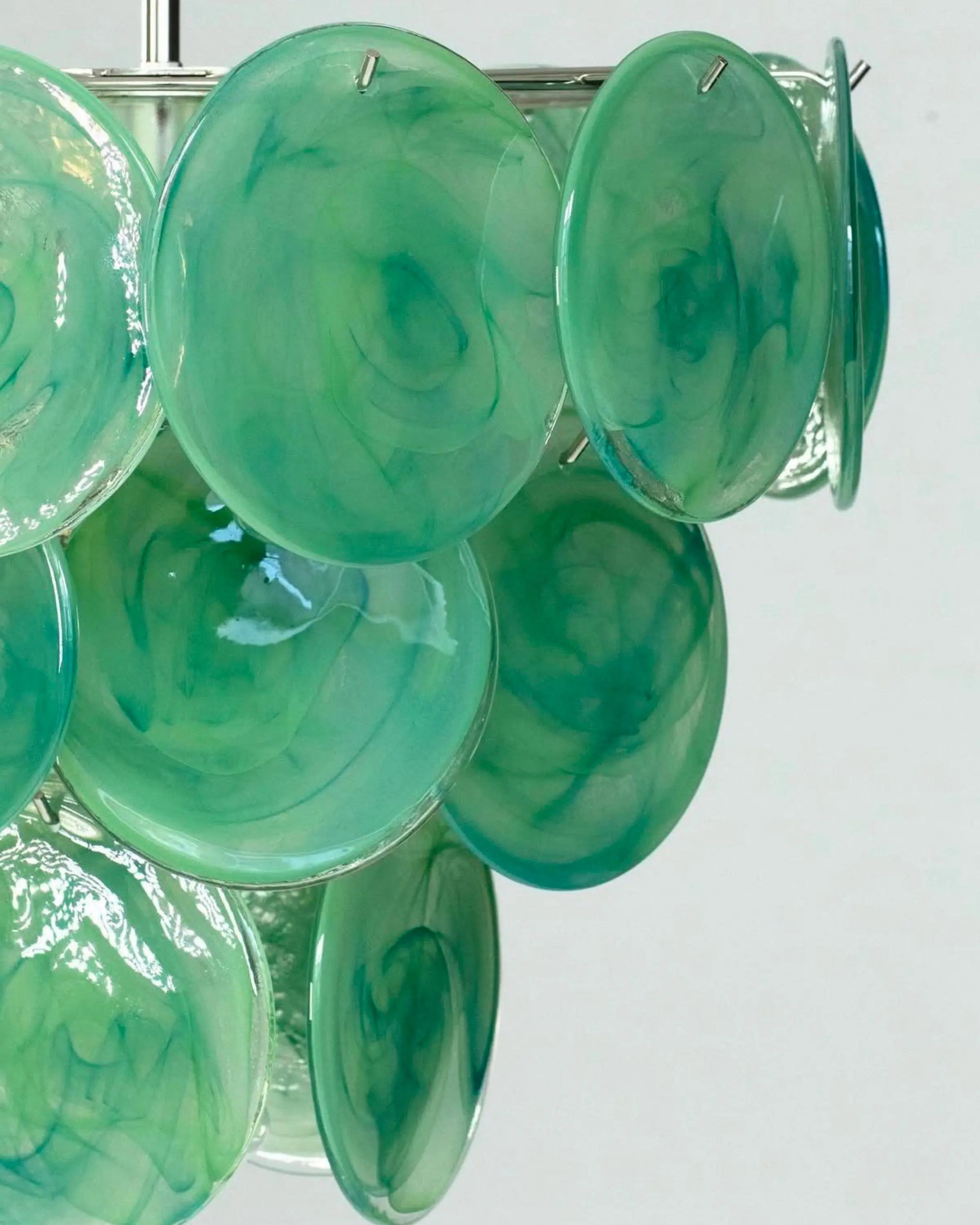 Murano Lysekrone Diskglass 23 Murano Studio
