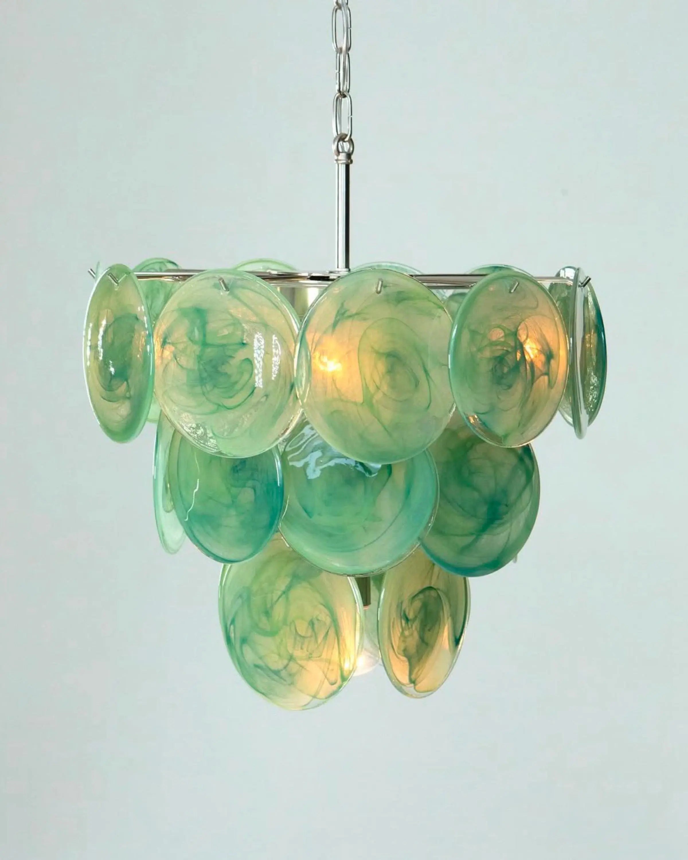 Murano Lysekrone Diskglass 23 Murano Studio