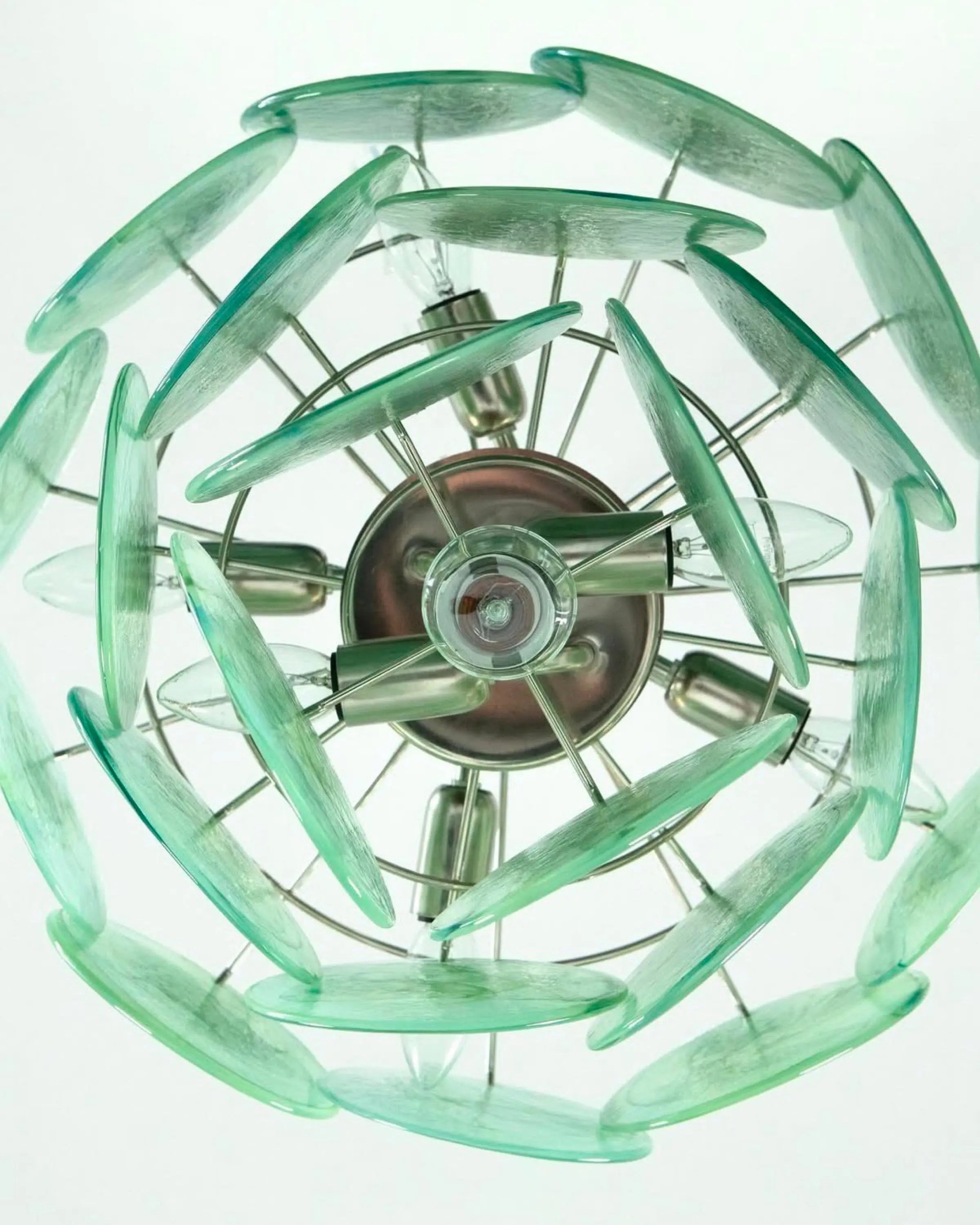 Murano Lysekrone Diskglass 23 Murano Studio