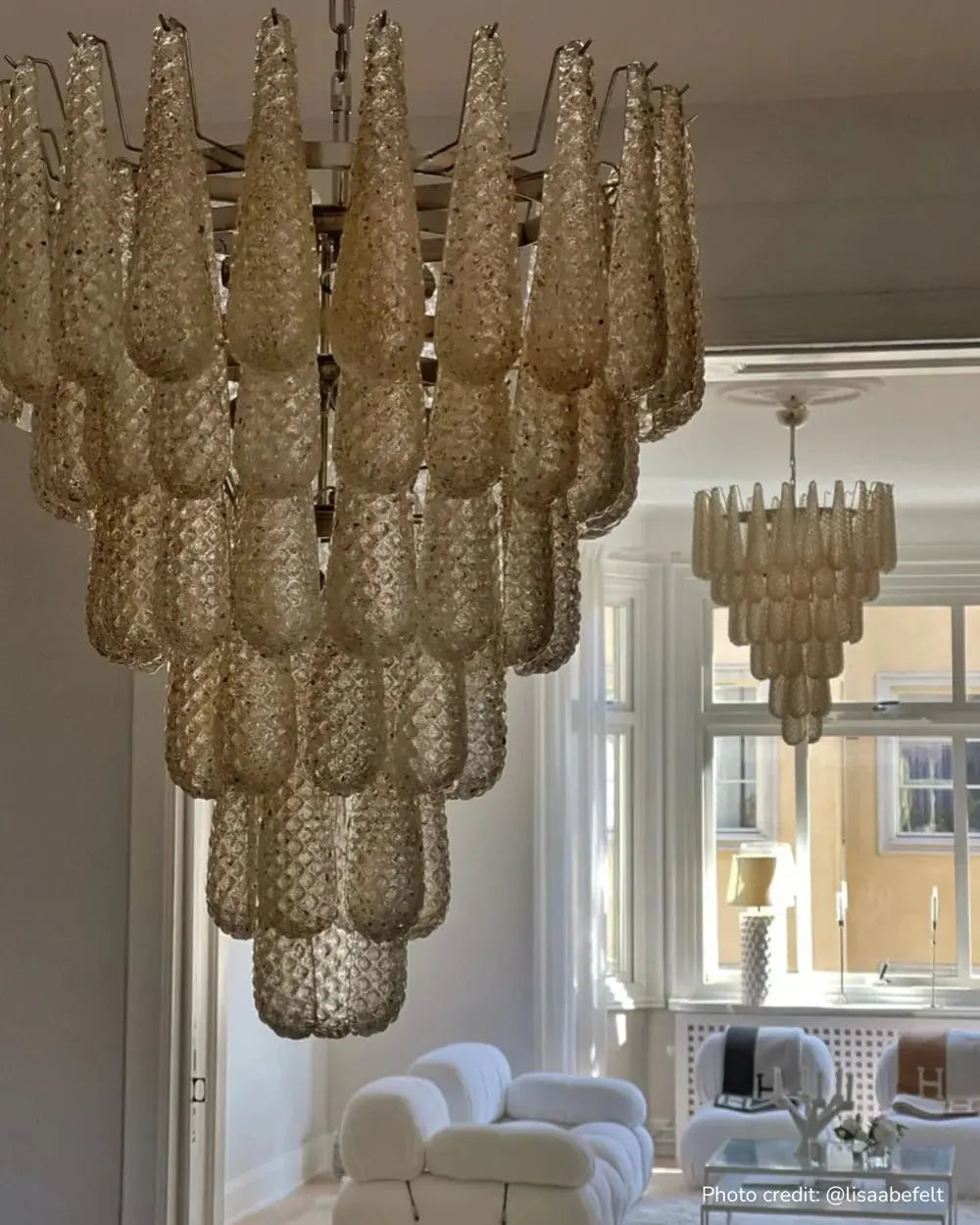 Murano Lysekrone Dråpe 75 Glass Murano Studio