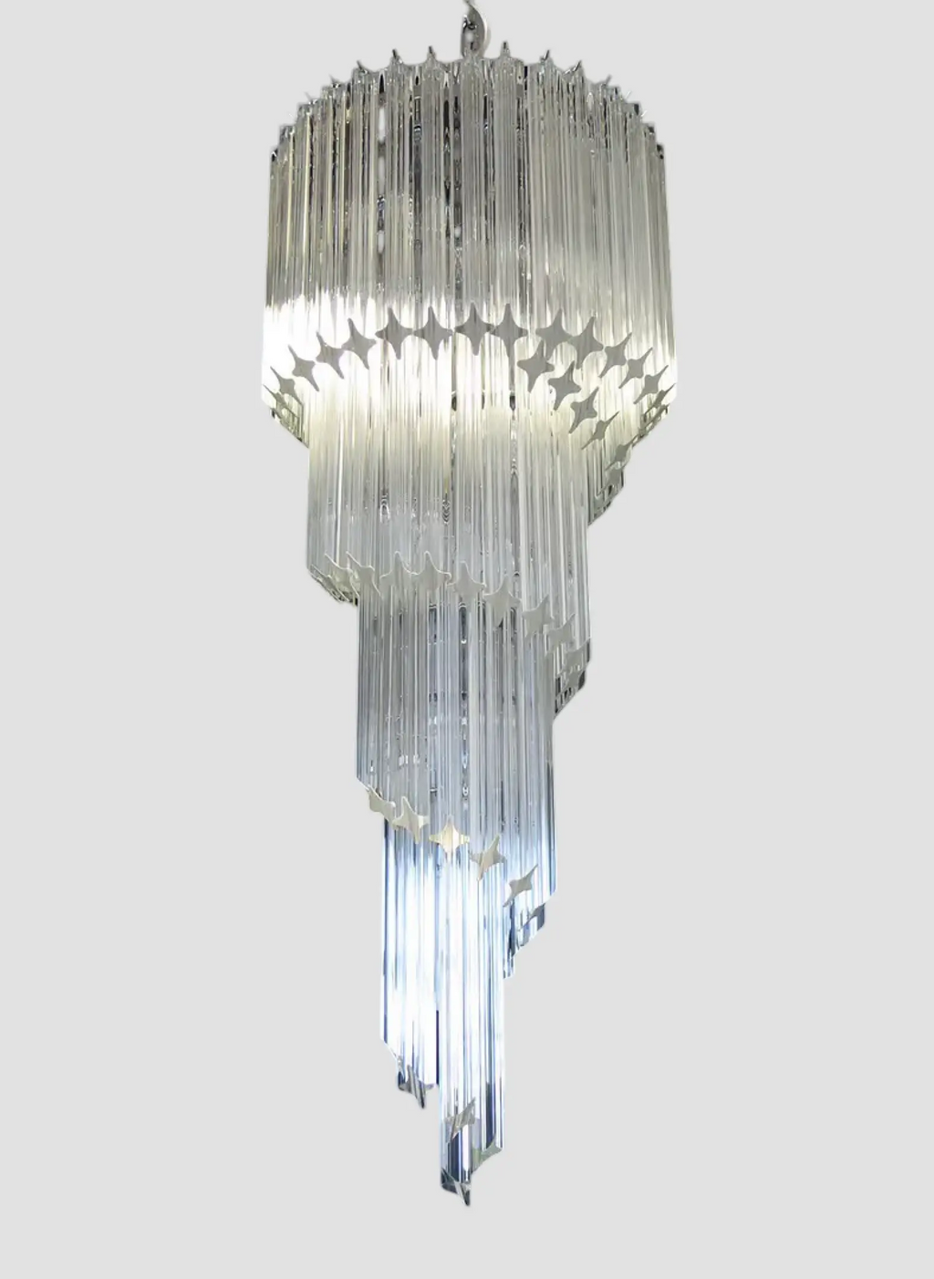 MURANOガラス Murano Prism Chandelier 86 glasses – Italian hand-blown design