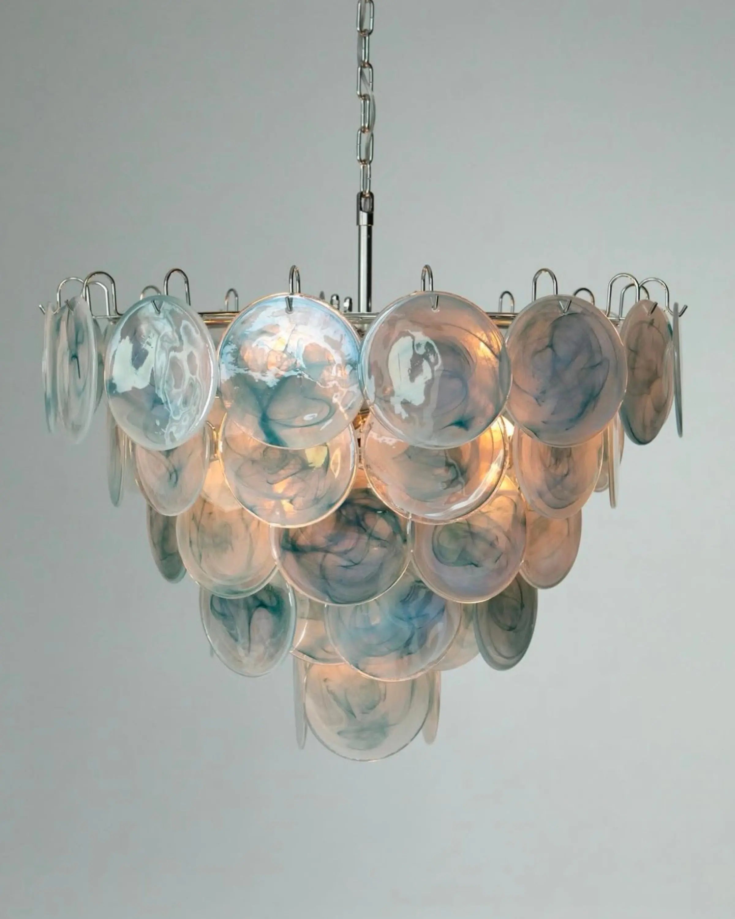 Murano Lysekrone Diskglass 57 Murano Studio