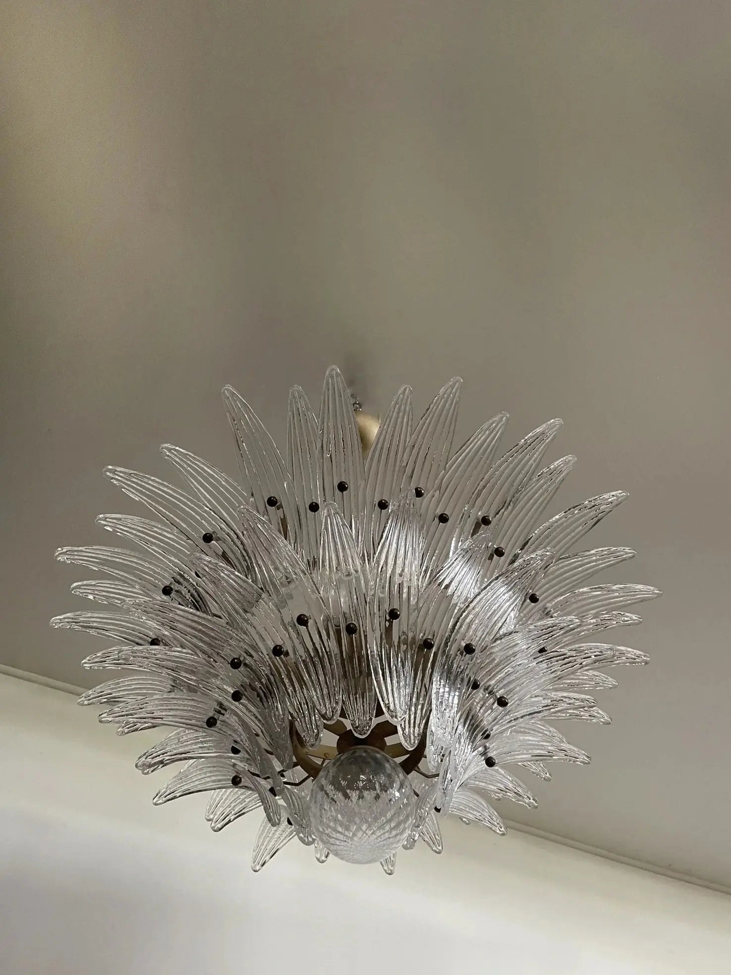 Murano Lysekrone Palmette 58 glass Murano Studio